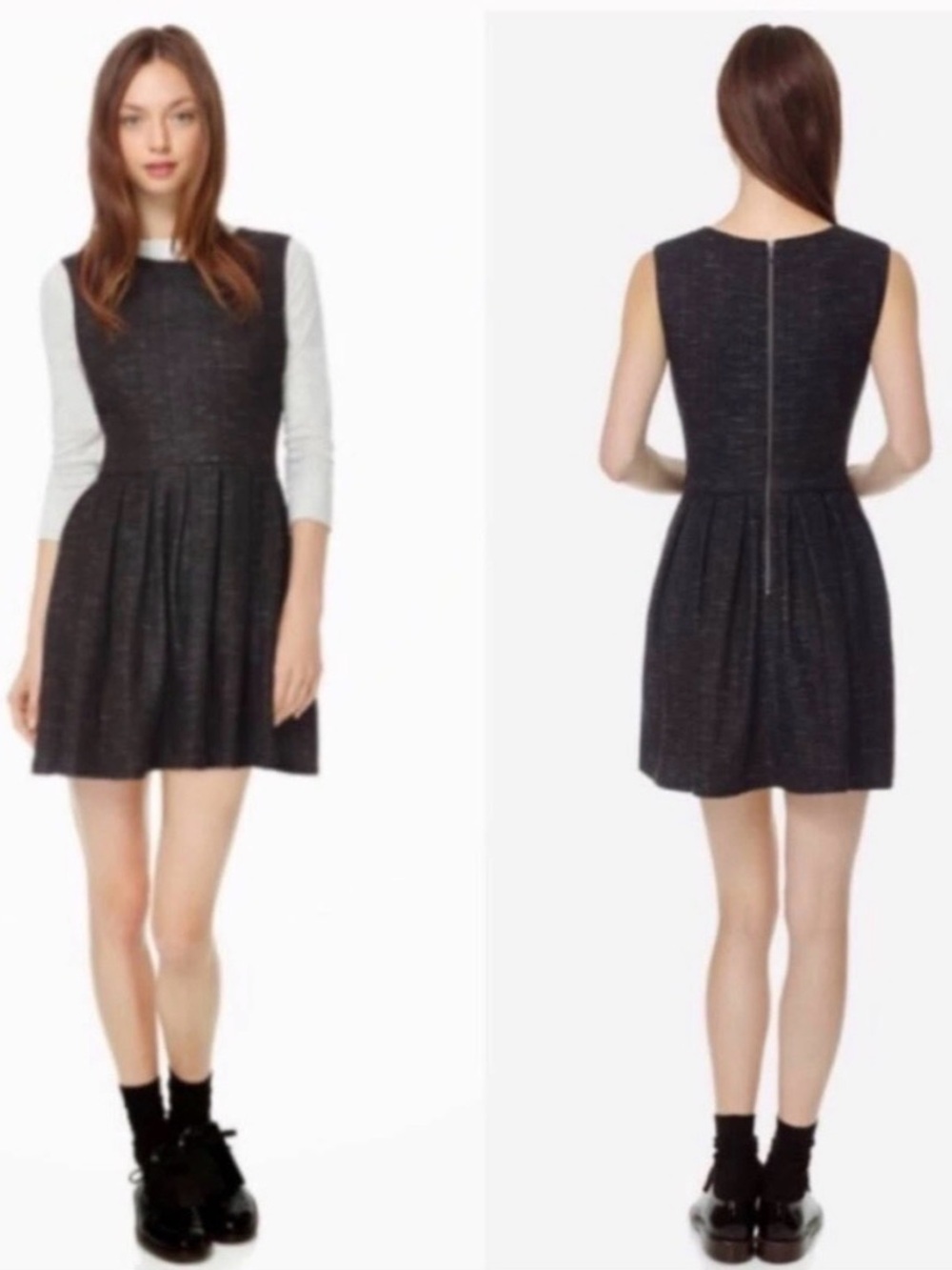 Aritzia Talula Black Sleeveless Short Dress, size 8